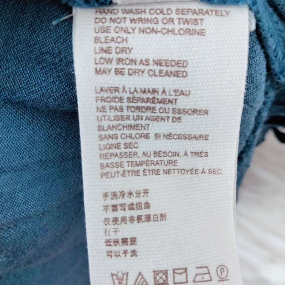 Free People Adelaide Tunic S Sleeveless Indigo 849 - Picture 6 of 7